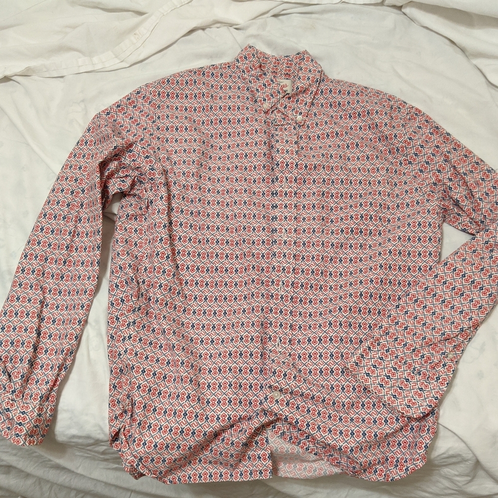 Lands End long sleeve button down